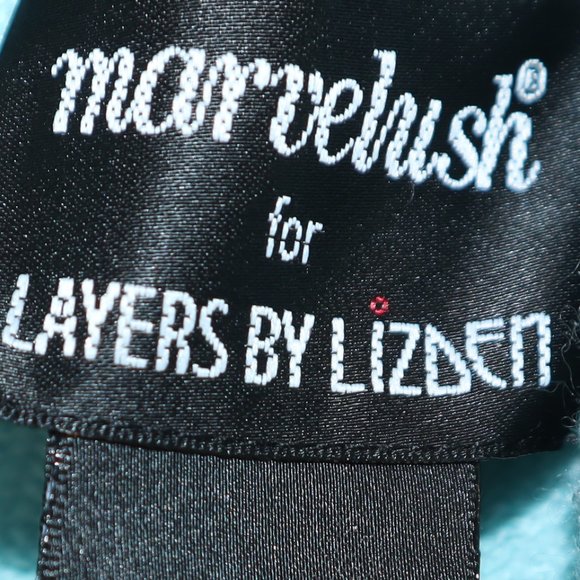 Layers by Lizden Marvelush Turquoise Knit Cocoon Hem Cardigan Women's Size XL/1X - Picture 11 of 12